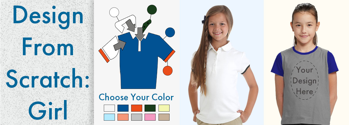 Custom Created Girls Apparel with choice of Fabric and Colour Canada