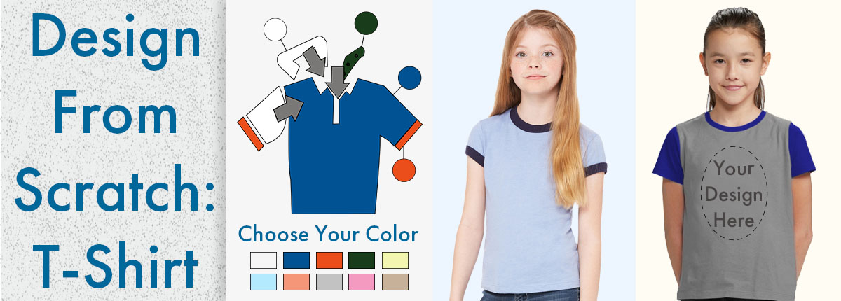 Design From Scratch: Girls T-Shirts