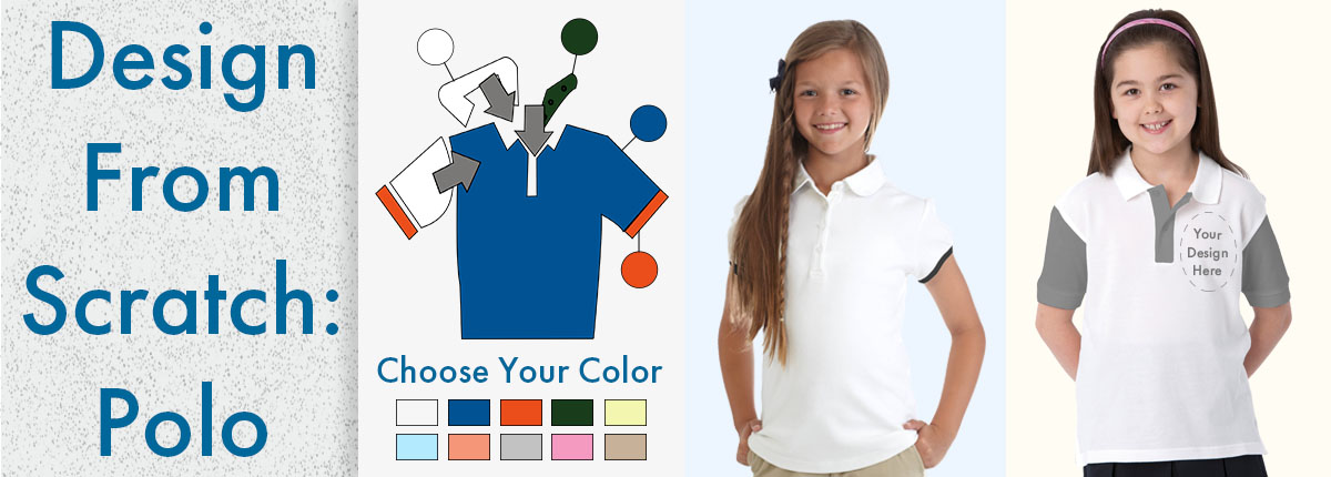 Design From Scratch: Girls Polo Shirts