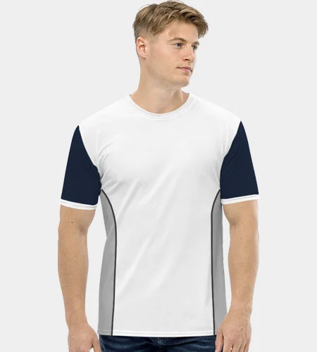 Men's Round Neck With Side panel Half Sleeves