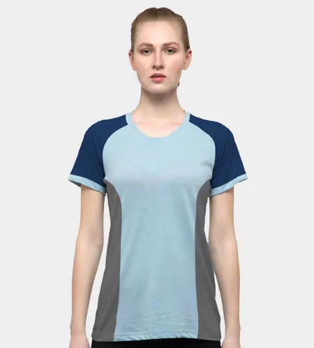 Tailormade Women's Round Neck Raglan With Side Panel