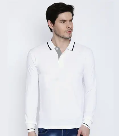 Tailormade Full Sleeves Polo With Tipping