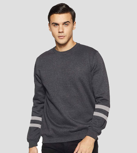 Tailormade Cut and Sew Striped Sweatshirt
