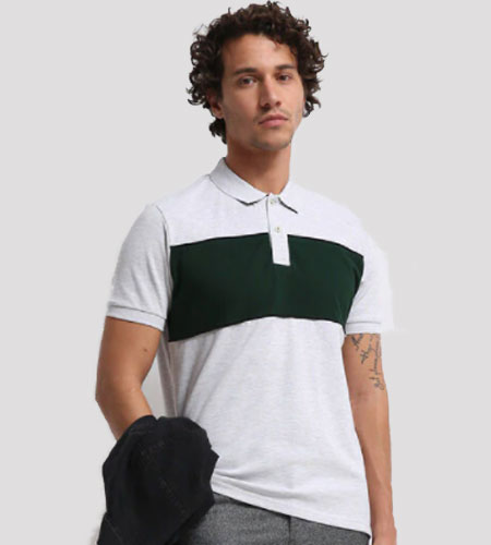 Tailormade Three Block Cut and Sew Polo Shirt