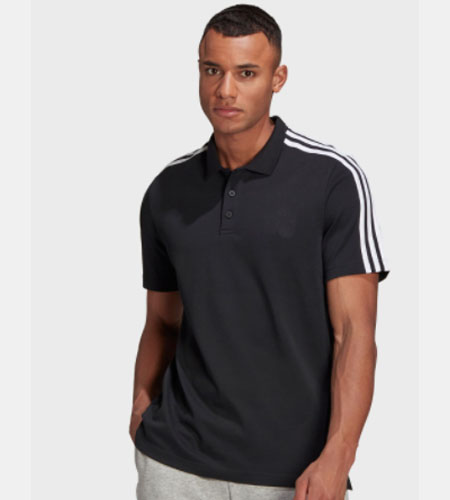 Tailormade Cut And Sew Polo With Three Stripe