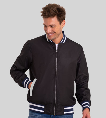 custom Bomber Jacket With Tipping
