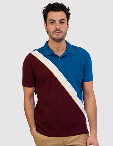 Tailormade Slash Cut and Sew Polo Shirt