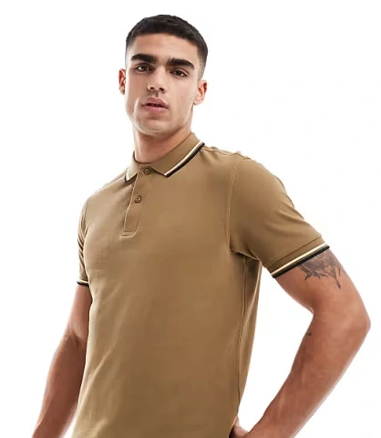 Polo with Joint Double Tipping