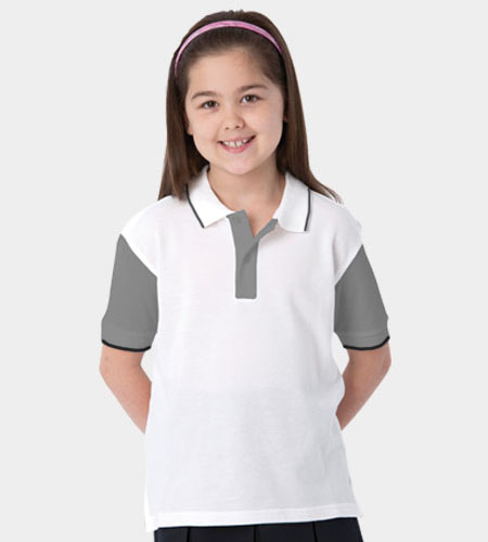 custom Girl's Polo Shirt Single Tip
