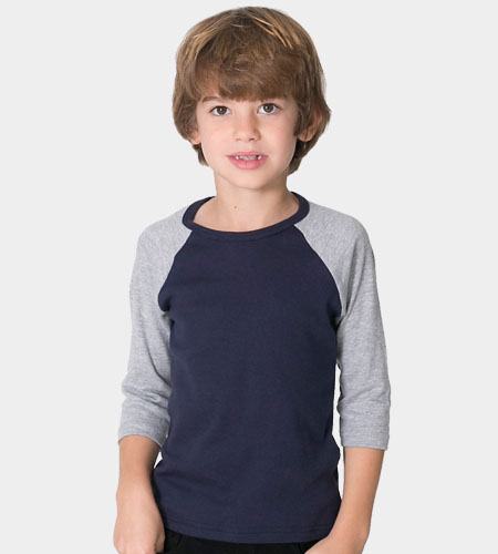 Buy Custom Created Boy's raglan full sleeves t-shirt with choice of ...