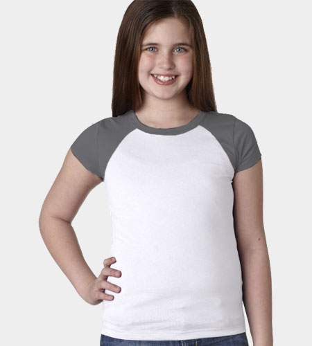 custom Girl's Raglan T-Shirt