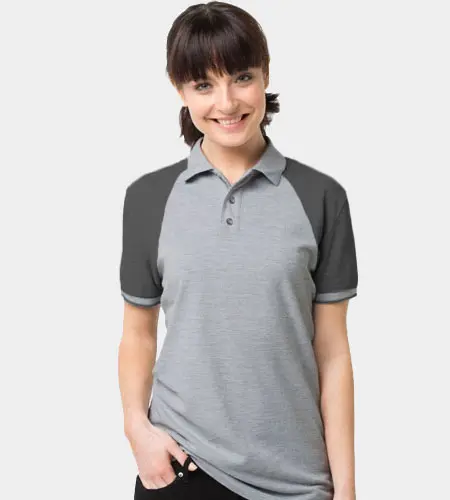 Women's Raglan Single Tip Polo Shirt