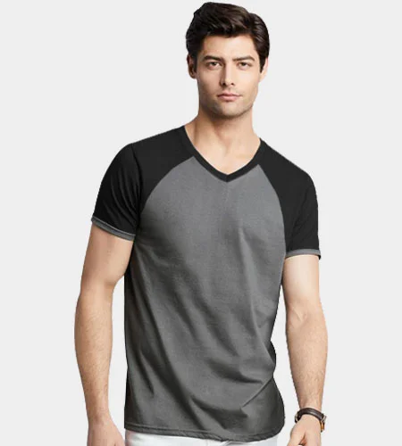 Raglan V-Neck T-Shirt