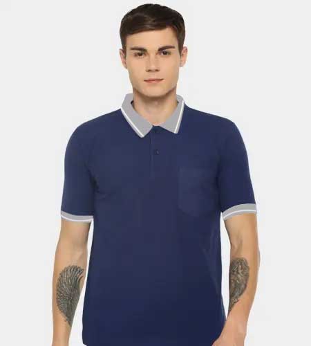 custom Polo with Pocket and Single Tipping