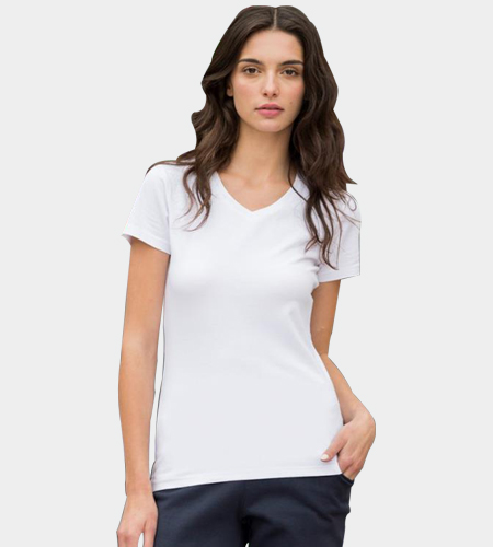 custom Personalized Women's V-Neck T-Shirt