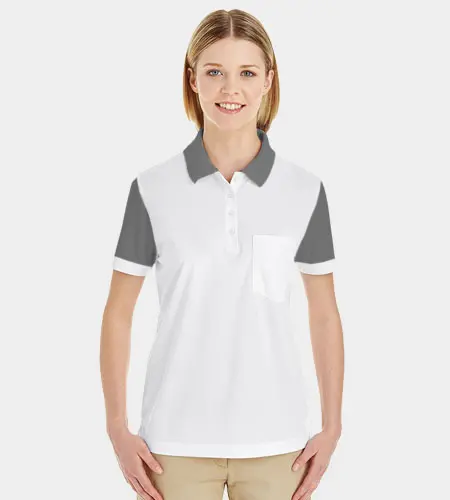 Women's Polo Half Sleeves With Pocket