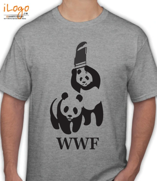 Panda tshirt WWF-panda-wrestling T-Shirt