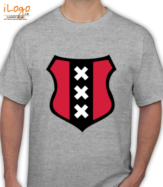 Ash-Amsterdam-Holland-Wappen-Badge-Men-s-T-Shirts-%% - T-Shirt