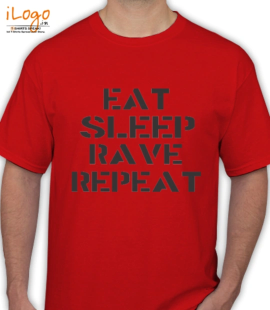 Eat eat-sleep-rave-repeat T-Shirt