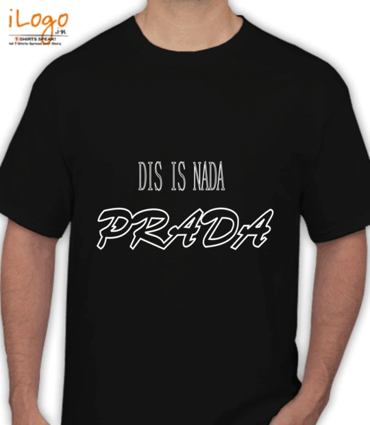Black and white cat t shirt designs/ dis-is-nada-prada T-Shirt