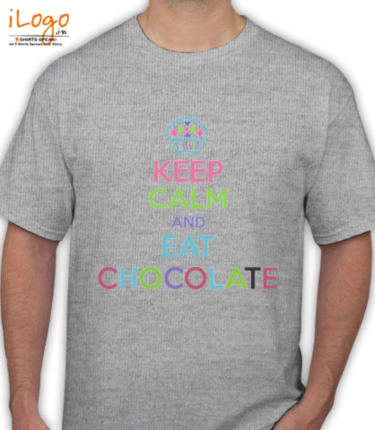 Frontliner keep calm Keep-Calm-n-Eat-Chocolate T-Shirt