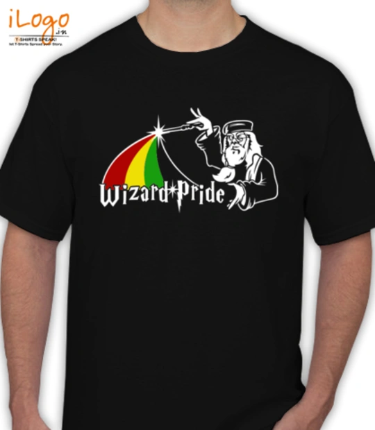 Black and white cat wizard-pride T-Shirt