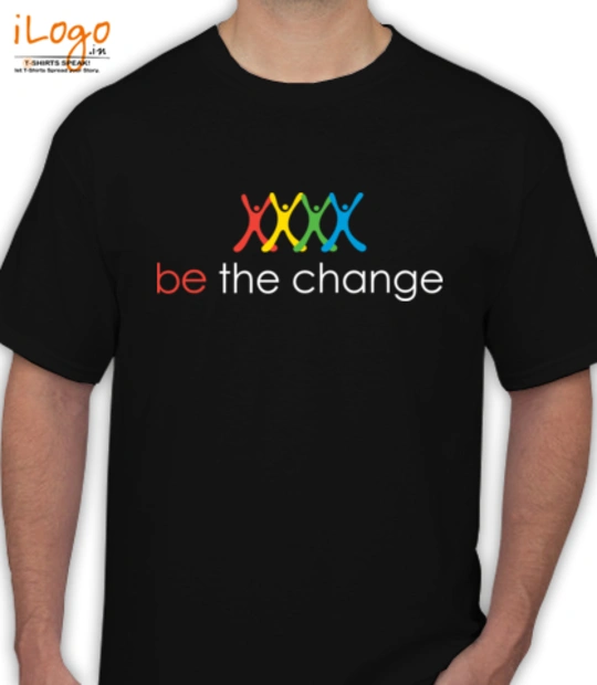 India be-the-change- T-Shirt