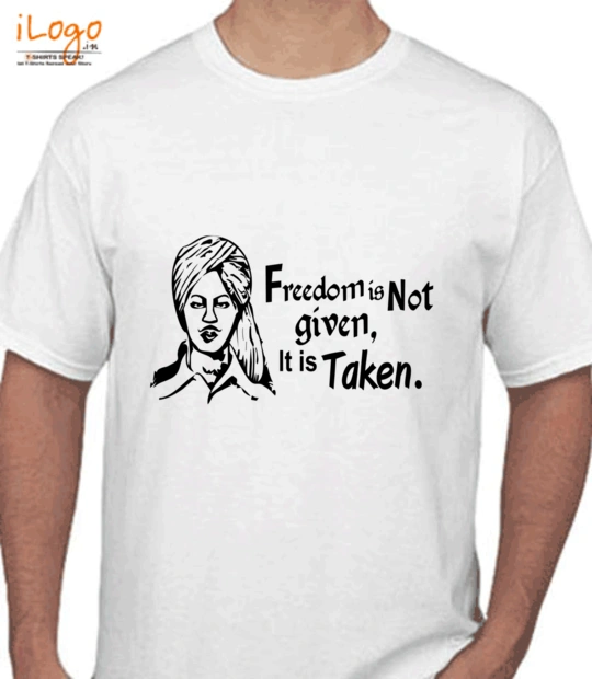 Bhagat Singh freedom-is-not-given%C-it-is-taken-shaheed-bhagat-singh T-Shirt