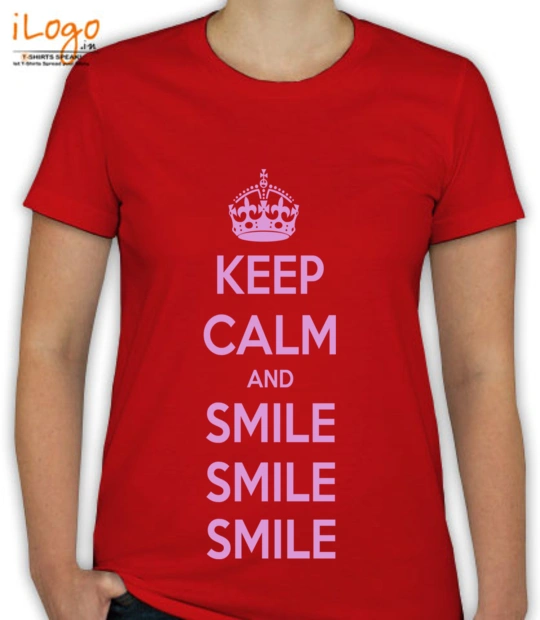 Frontliner keep calm keep-calm-and-smile T-Shirt