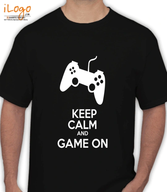 Frontliner keep calm keep-calm-and-game-on T-Shirt