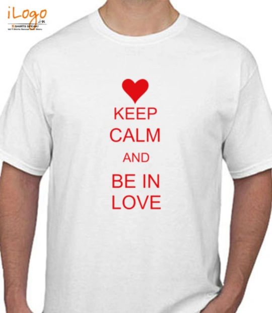 Keep calm keep-calm-be-in-love T-Shirt