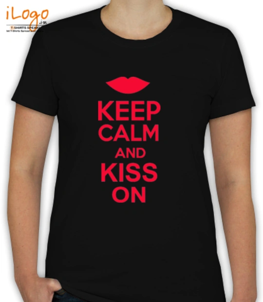 Keep off the grass keep-calm-kiss-on T-Shirt