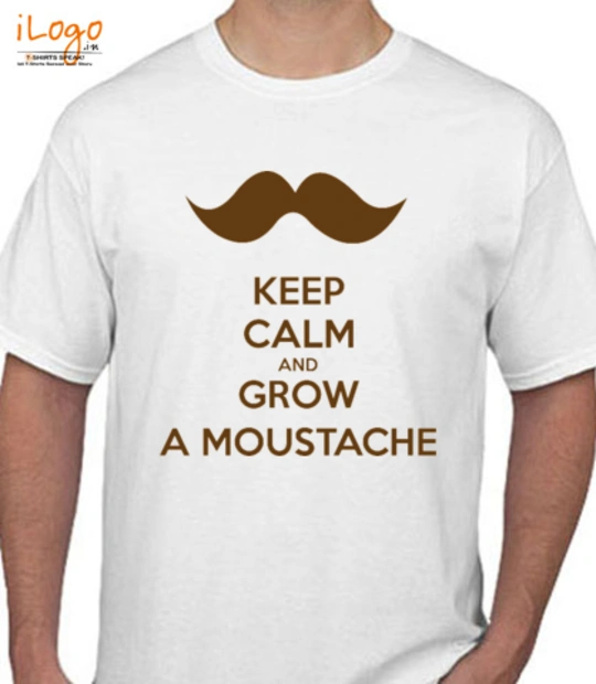 Keep calm t shirts/ keep-calm-grow-a-moustache T-Shirt