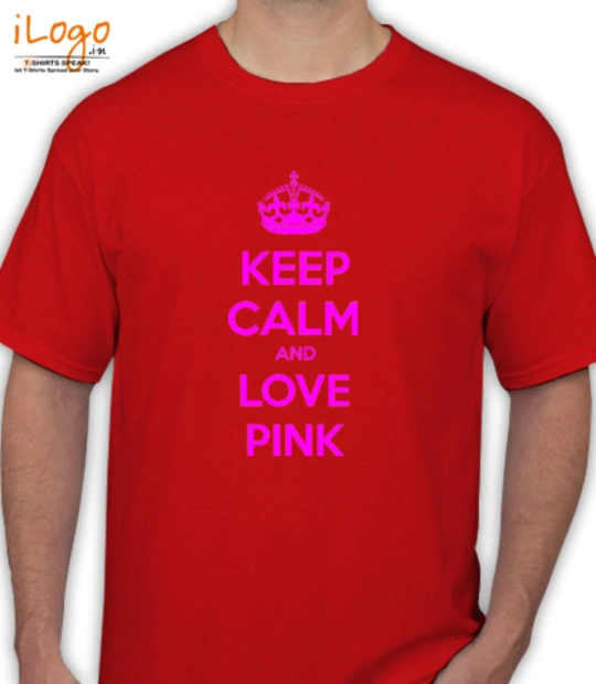 Love keep-calm-love-pink T-Shirt