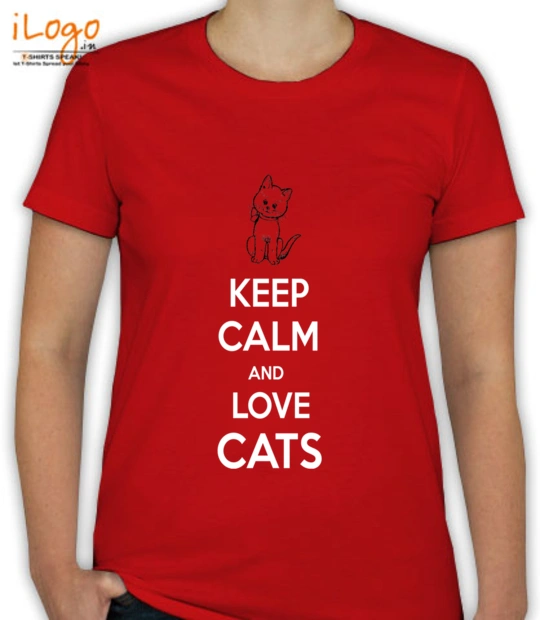 Love keep-calm-and-love-cats T-Shirt