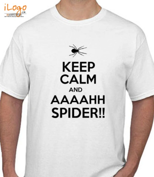 T shirt superman under white clark tee keep-calm-and-aaahh-spider T-Shirt