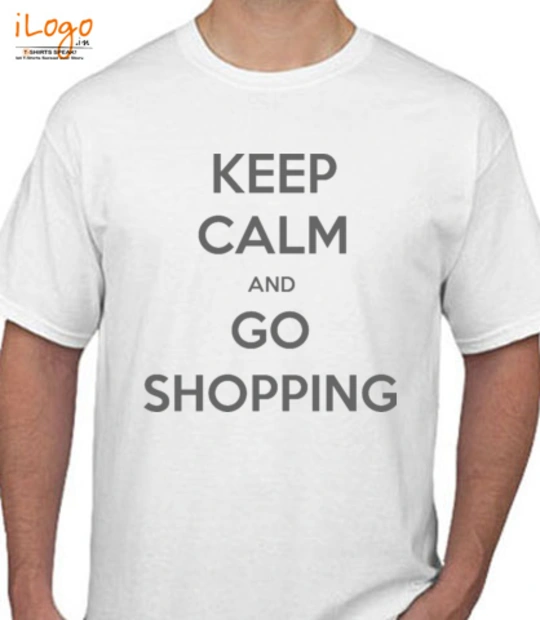 T shirt superman under white clark tee keep-calm-and-go-shopping T-Shirt