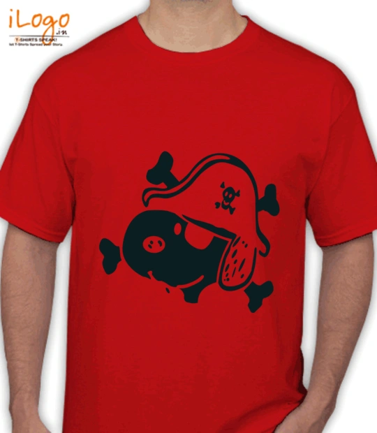 Band Peanuts-Snoopy-piraat-Logoshirt-kinder-t-shirt T-Shirt