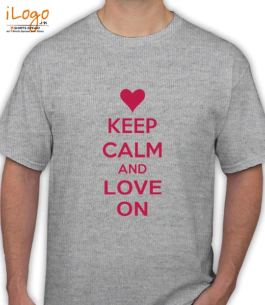 I love keep-calm-and-love-on T-Shirt
