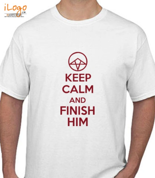 Keep calm and finish him keep-calm-and-finish-him T-Shirt