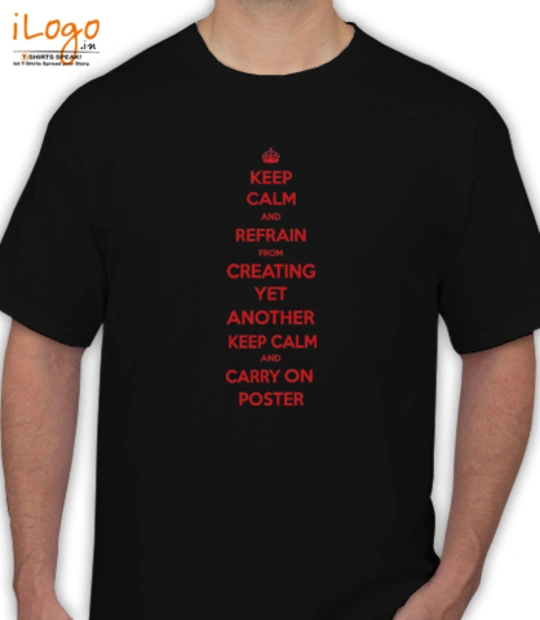 Poster ceep-clem-and-refrain-from-creating-yet-another-keep-calm-and-carry-on-poster T-Shirt