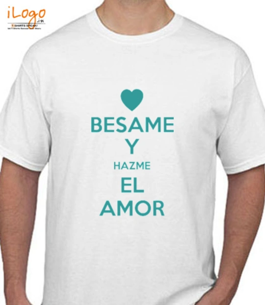 KEEP-CALM-AND-y-hazme-el-amor - T-Shirt