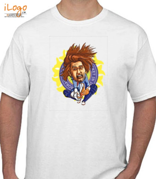  mahendra-singh-dhoni-cartoon T-Shirt