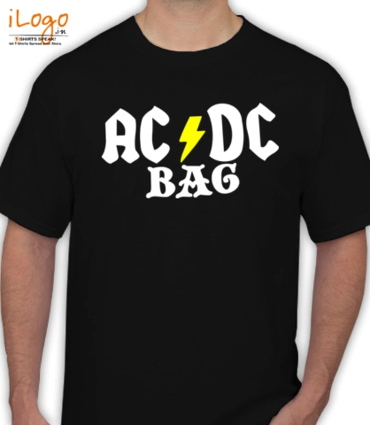 Dell logo Ac-Dc-Band-Logo-Design T-Shirt