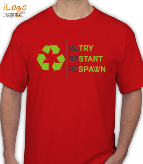 Gaming retary-restart-respawn T-Shirt