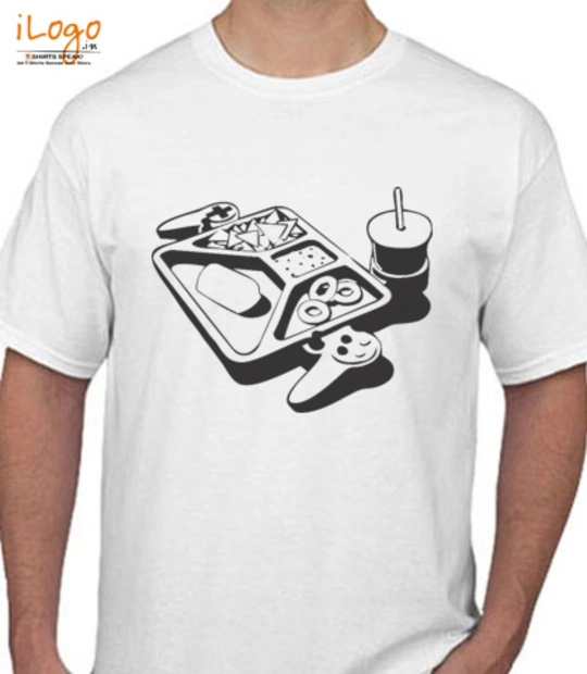 Cool Gamers-Lunch-Box T-Shirt