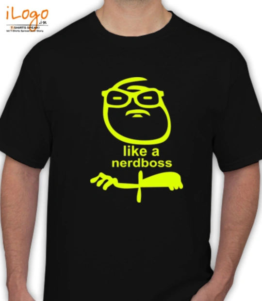 Funny LIKE-A-NERDBOSS T-Shirt