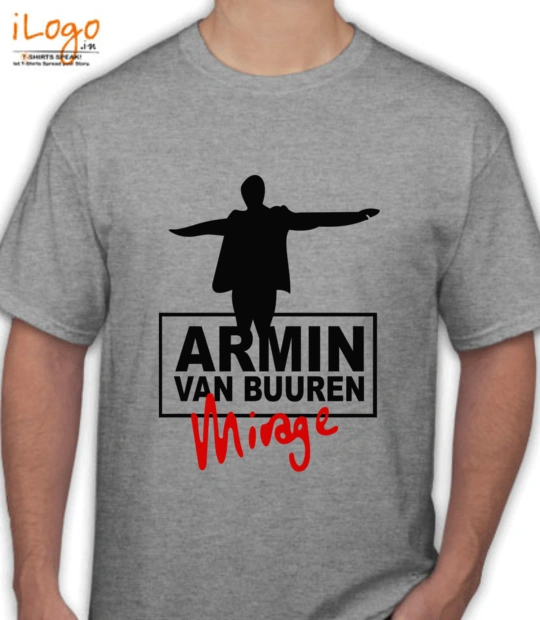 Armin Van Buuren red armin-mirage T-Shirt