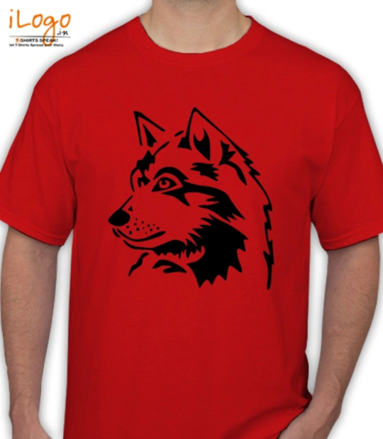 Pack wolf-wolves-pack-hunter-predator-howling-wild-wilderness-dog-husky-malamut T-Shirt