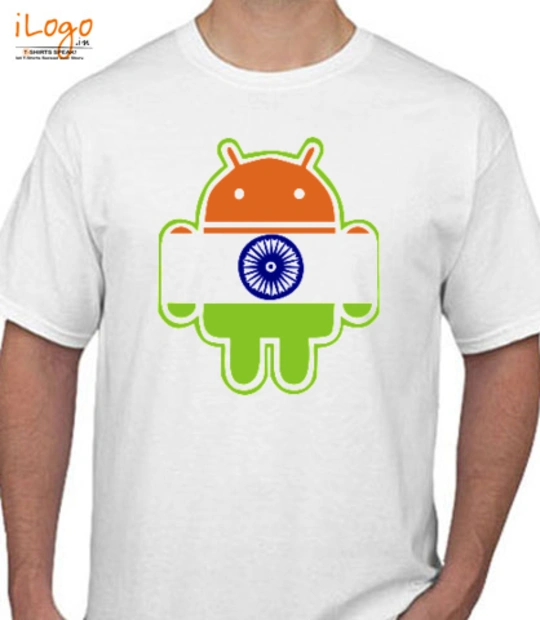 Rock Flagged-Android T-Shirt